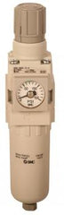 1/2" Air Filter/Regulator w/ Gauge, 230 PSI EA