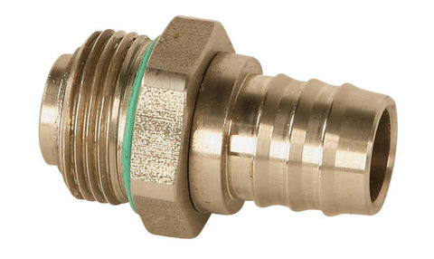 DEF: Stainless Steel  Hose Barb Swivel, 3/4" BSP x 3/4" EA