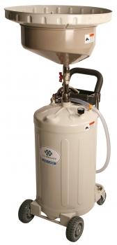 Used Oil Drain, Pressurized 21 Gallon, Light Grey EA