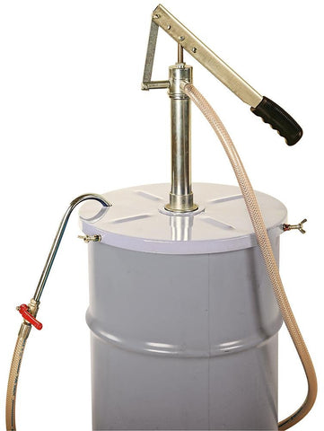 HD Gear Oil Hand Pump Kit: w/ Cover,Dolly,Meter (16Gal Drum) EA