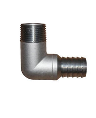ELBOW ADAPTER STAINLESS STEEL 1" BARB X MNPT EA