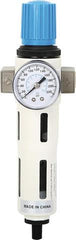 1/4" Air Filter/Regulator w/ Gauge, 230 PSI Maximum Pressure EA