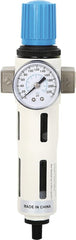 1/4" Air Filter/Regulator w/ Gauge, With Auto Drain EA
