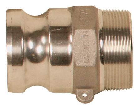 2" Male Cam and Groove Adapter x 2" NPTM EA