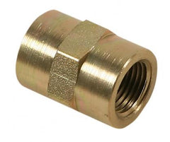 Coupler Fitting, 1/2" NPTF x 1/2" NPTF EA