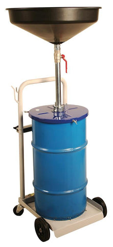 16-Gallon Used Oil Drain Kit w/ 4 Wheel Heavy Duty Cart