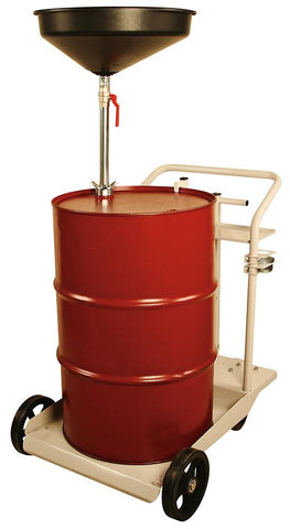 55-Gallon Used Oil Drain Kit w/ 4 Wheel Heavy Duty Cart