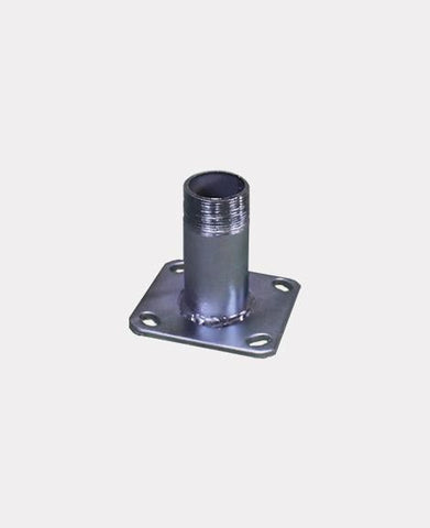 4" THREADED LEG WITH FOOT FLANGE EA