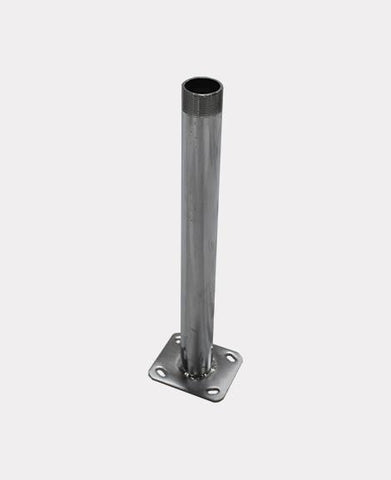 18" THREADED LEG WITH FOOT FLANGE EA