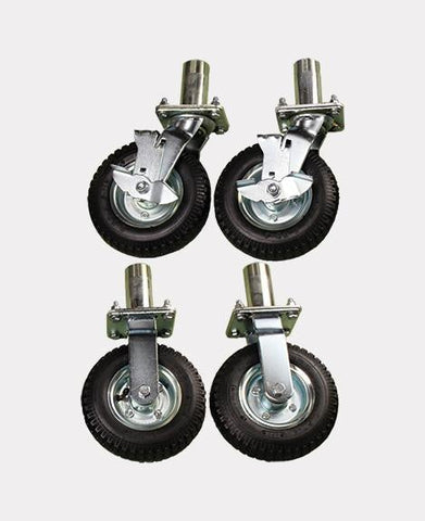 8" PNEUMATIC WHEEL KIT WITH ATTACHMENT LEGS EA